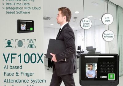 VF100X AI based Face & Fingerprint Attendance and access control System for Smart Office